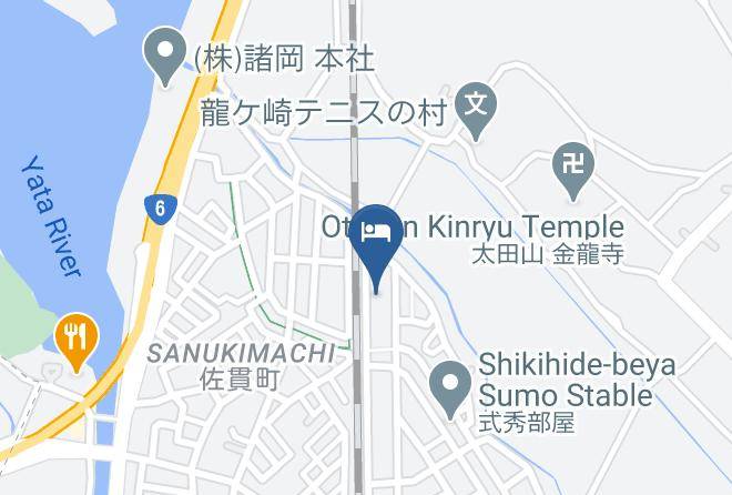 Ryugasaki City - Ushiku City Hotel Station Maps