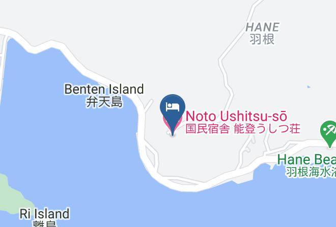 Noto Townhosu District - Ushitsu So Inn Maps