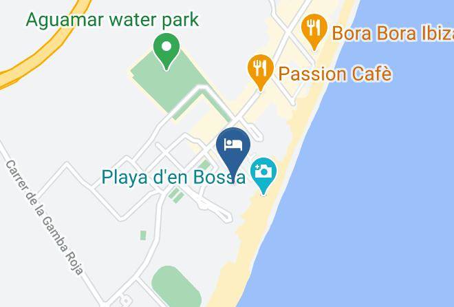 Baleares - Ushuaia Ibiza Beach Hotel Maps