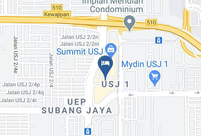 Petaling - Usj 1 Subang Jaya Homestay Maps