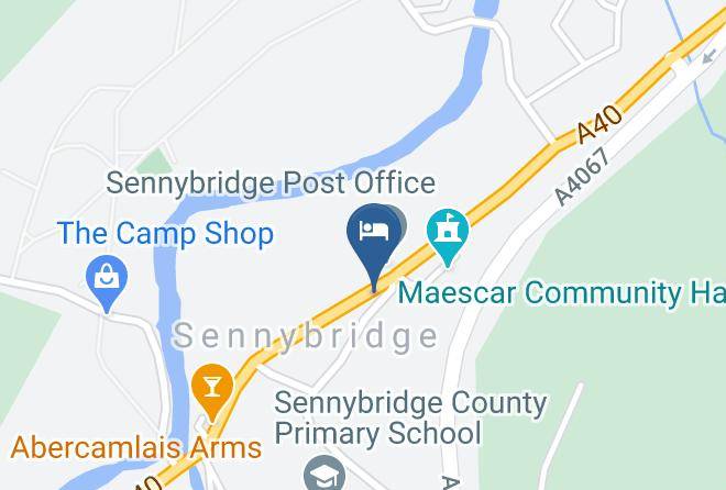 Powys - Usk & Railway Inn Maps