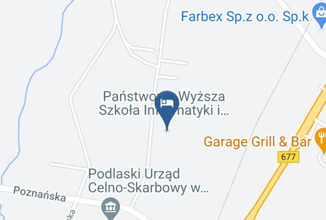 Lomza - Uslugi Hotelowe Akademicka Maps