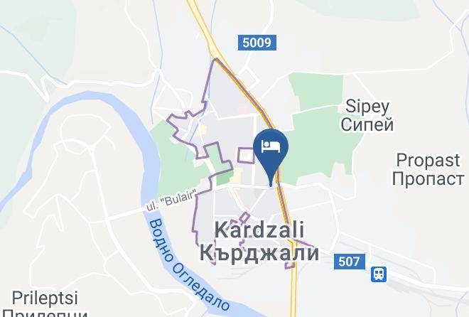 Kardzhali - Ustra Hotel Maps