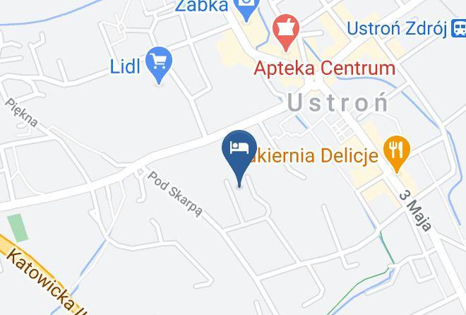 Cieszynski - Ustronne Zacisze Ustron Zdroj Maps