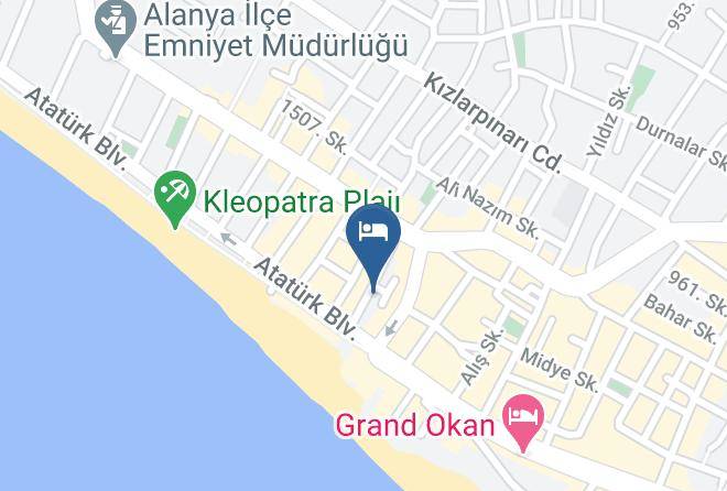 Alanya - Ustun Pansiyon Maps