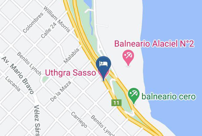 General Pueyrredon Partido - Uthgra Sasso Hotel Maps
