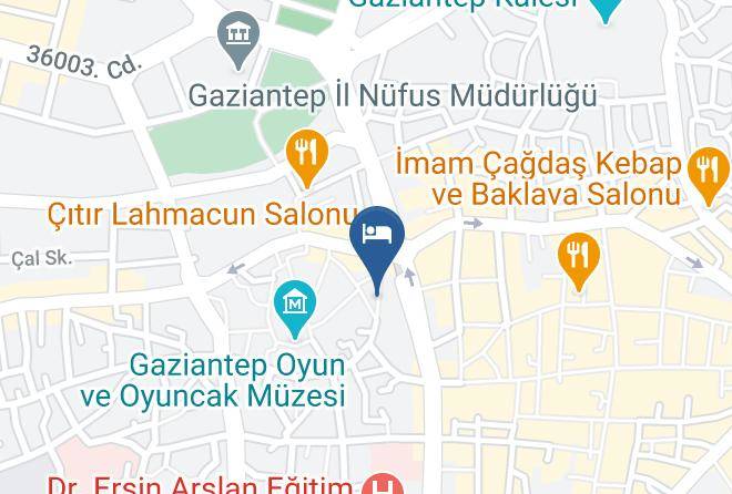 Sahinbey - Utkubey Otel Maps
