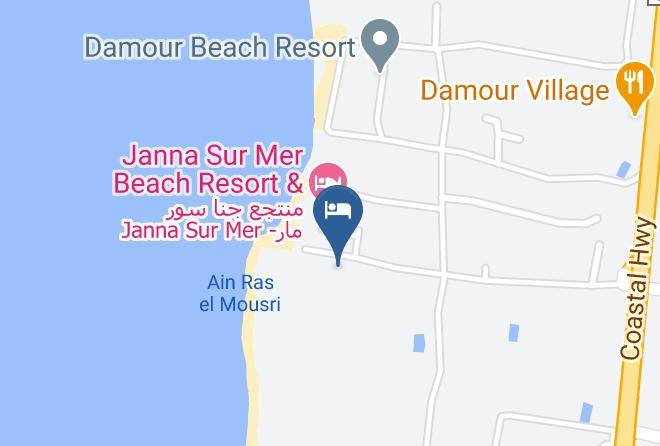 Ech Chouf - Utopia Beach Resort Maps