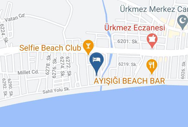 Seferihisar - Utopya Mercan Otel Maps