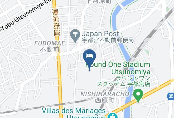Utsunomiya City - Utsunomiya Grand Hotel Maps