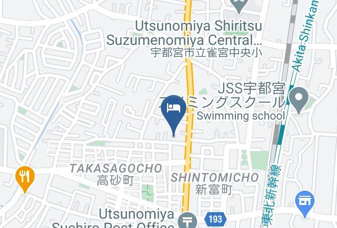 Utsunomiya City - Utsunomiya Station Hotel Maps
