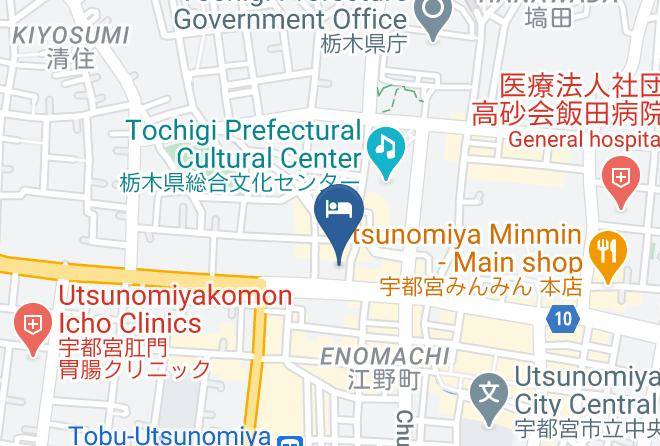 Utsunomiya City - Utsunomiya Tobu Hotel Grande Maps