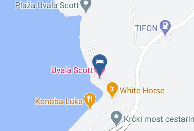 Kraljevica - Uvala Scott Maps