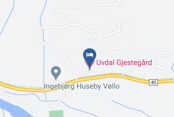 Nore Og Uvdal - Uvdal Gjestegard Maps