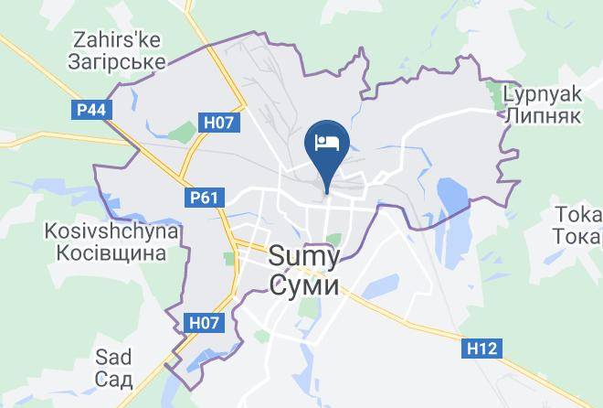 Sumy - Uvileiny Hotel Maps