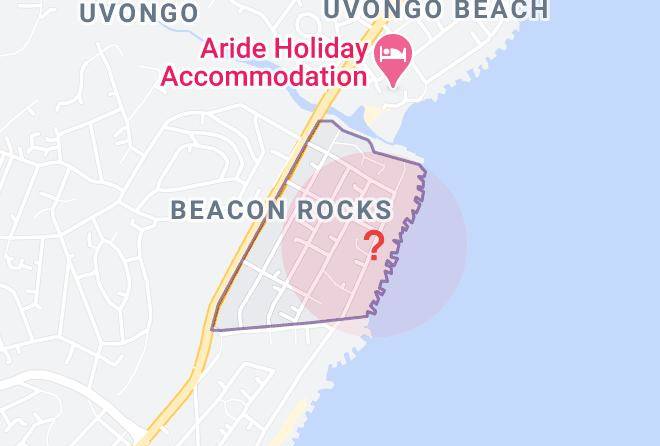 Uvongo Breeze Map
