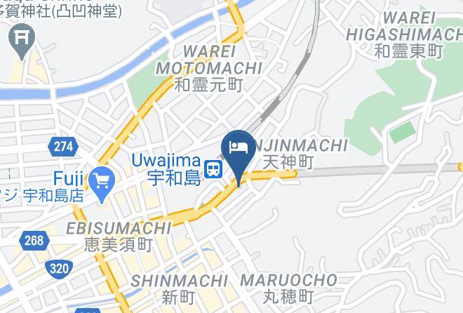 Uwajima City - Uwajima Terminal Hotel Maps