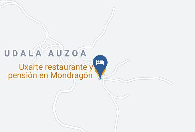 Gipuzkoa - Uxarte Restaurante Y Pension En Mondragon Maps