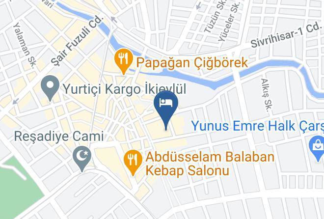 Odunpazari - Uysal Termal Hotel Maps