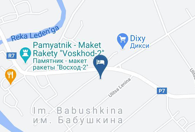 Babushkinsky District - Uyut Gostinitsa Maps