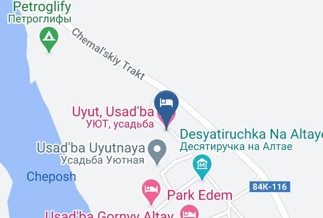Chemalsky District - Uyut Usad'ba Maps