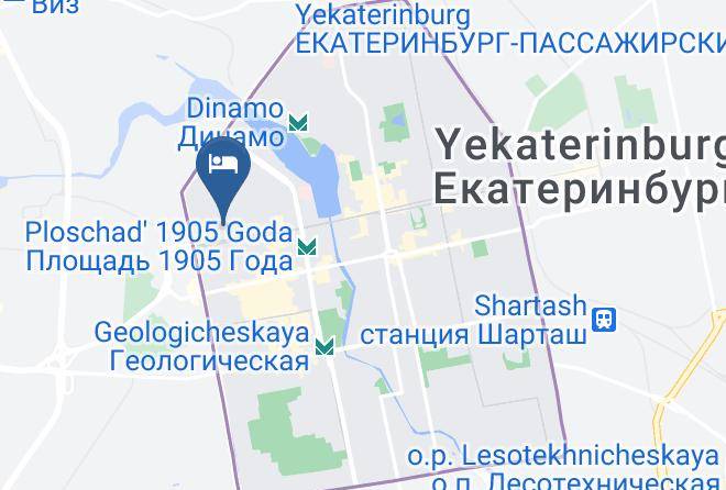 Yekaterinburg - Uyutnyy Restoran Pri Otele Emeral'd Maps