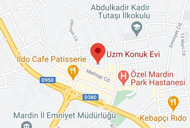 Artuklu - Uzm Konuk Evi Maps