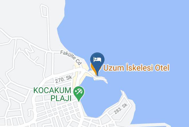 Izmir - Uzum Iskelesi Butik Otel Maps