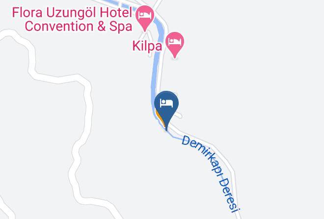 Caykara - Uzungol Selale Otel Ve Bungalow Maps