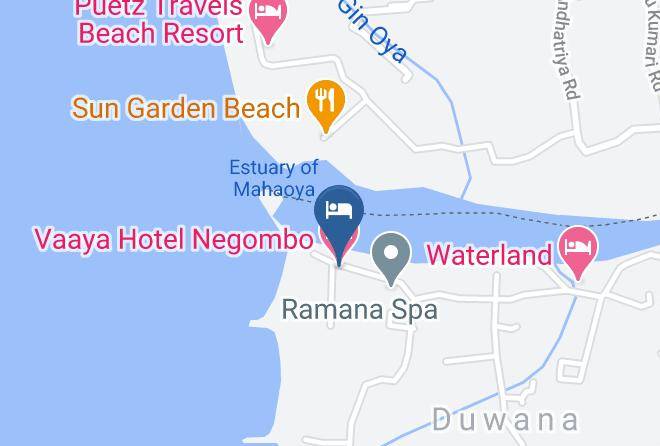Colombo - Vaaya Hotel Negombo Maps
