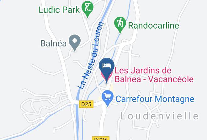 Hautes Pyrenees - Les Jardins De Balnea Vacanceole Maps