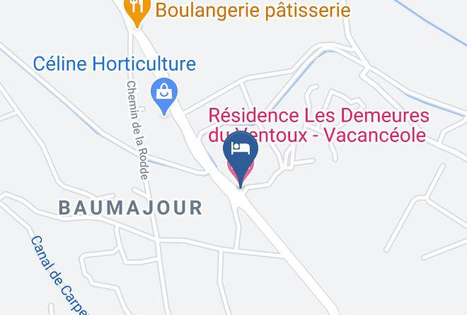Vaucluse - Residence Les Demeures Du Ventoux Vacanceole Maps