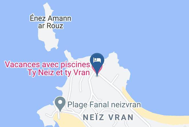 Finistere - Vacances Avec Piscines Ty Neiz Et Ty Vran Maps