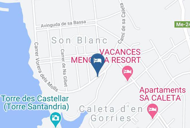 Baleares - Vacances Menorca Resort Maps