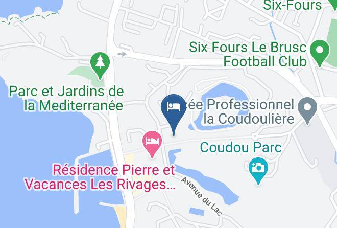 Var - Club Vacanciel Six Fours Maps