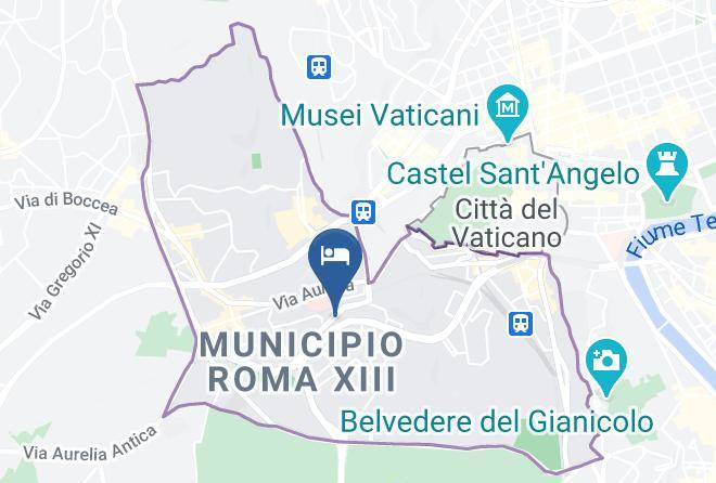 Vacanze A Roma Gregorio Vii Map
