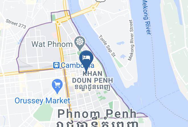 Doun Penh - Vacation Boutique Hotel Maps