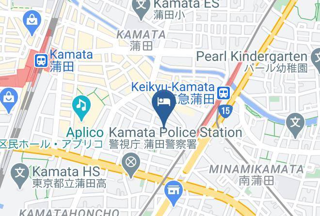 Ota Ward - Vacation Inn Kamata Maps