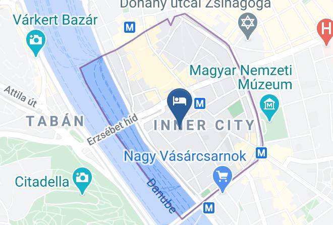 Budapest 5 Kerulet - Vaci Hotel Maps