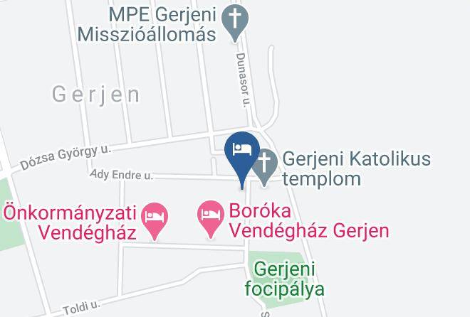Gerjen - Vackor Vendeghaz Maps