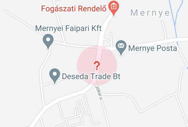 Vadaszhaz Vendeghaz Mernye Map