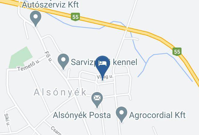 Alsonyek - Vadaszkurt Fogado Maps