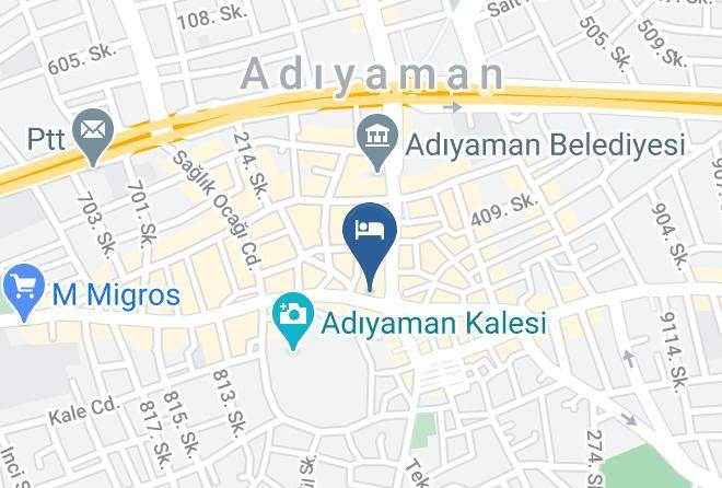 Adiyaman Ulucami - Vadi I Leman Hotel Maps