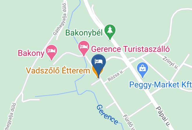 Bakonybel - Vadszolo Szallo Es Etterem Maps