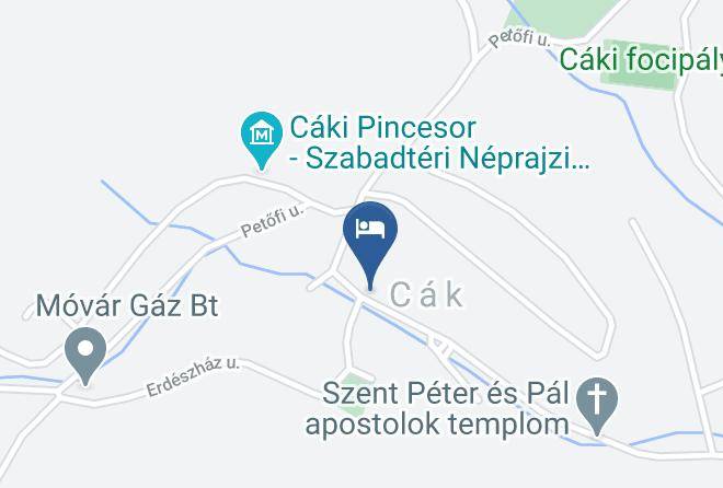 Cak - Vadszolo Vendeghaz Maps