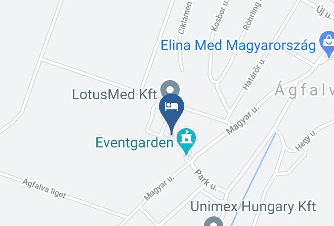 Agfalva - Vadvirag Hotel & Restaurant Maps