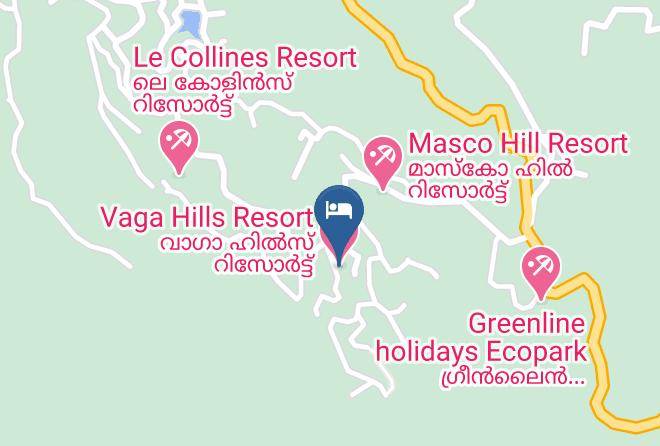 Meenachil - Vaga Hills Resort Maps