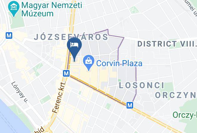 Budapest 8 Kerulet - Vagabond Corvin Maps