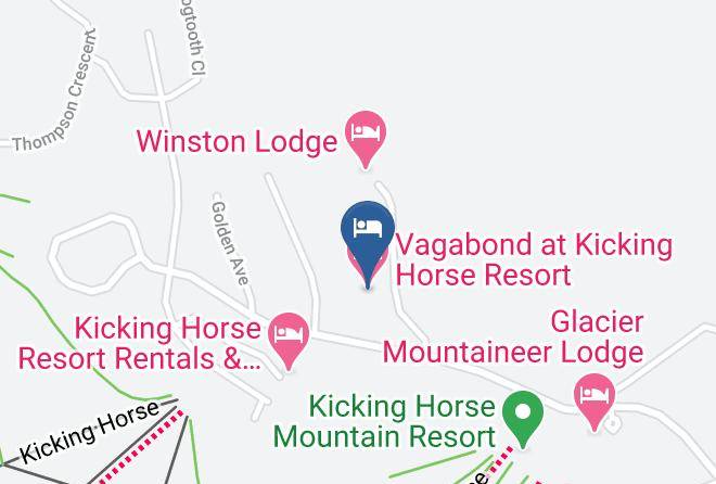 Columbia Shuswap - Vagabond At Kicking Horse Resort Maps