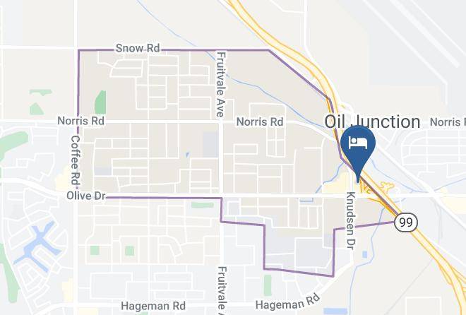 Vagabond Inn Bakersfield North Map